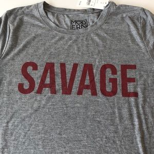 Savage grey T-shirt